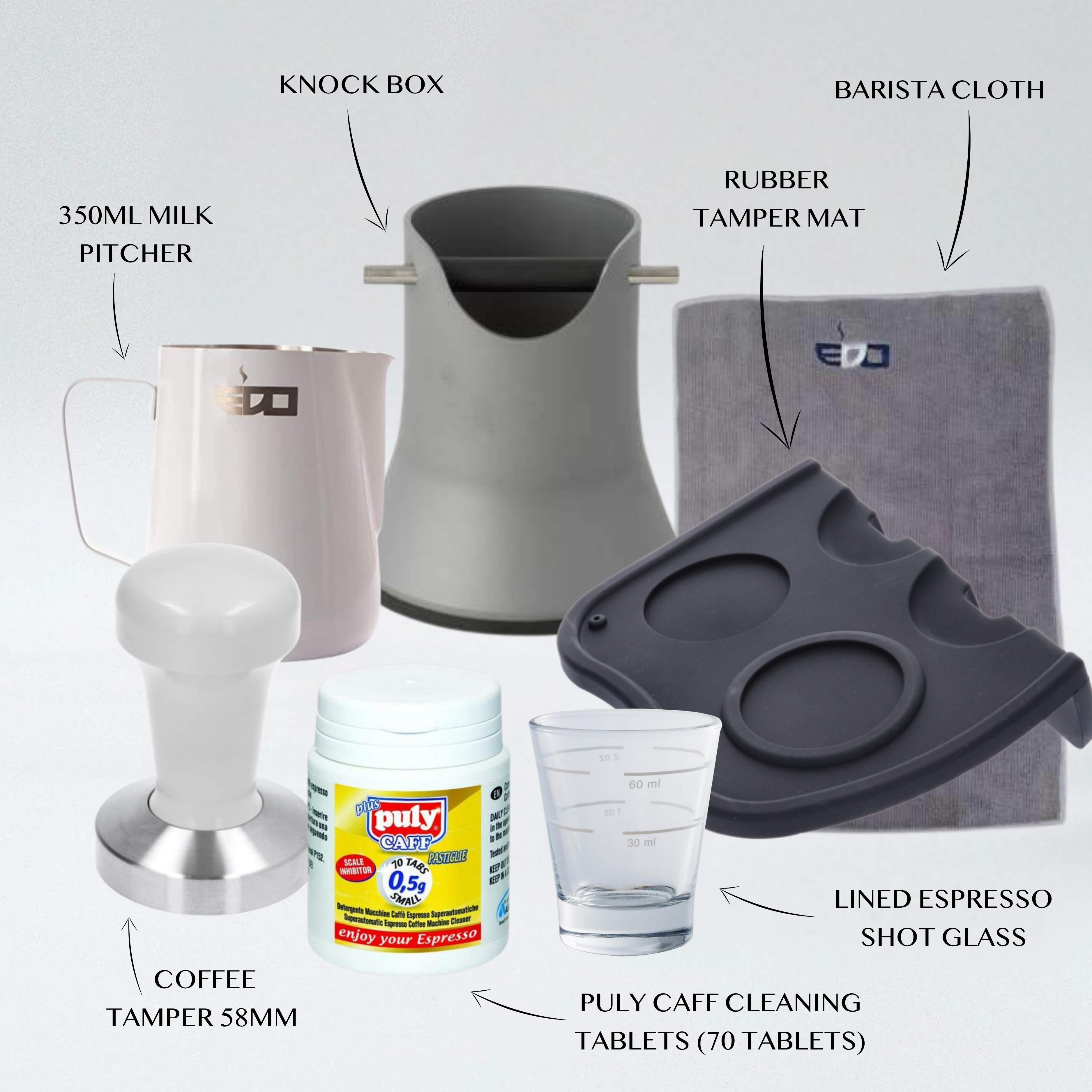 Home Barista Accessories Starter Kit