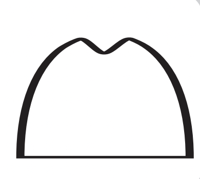 Martellato Curved Log Mold