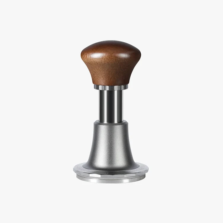 ZeroHero Sword Calibrated Espresso Walnut Wood Tamper – 58.5mm Ripple Base