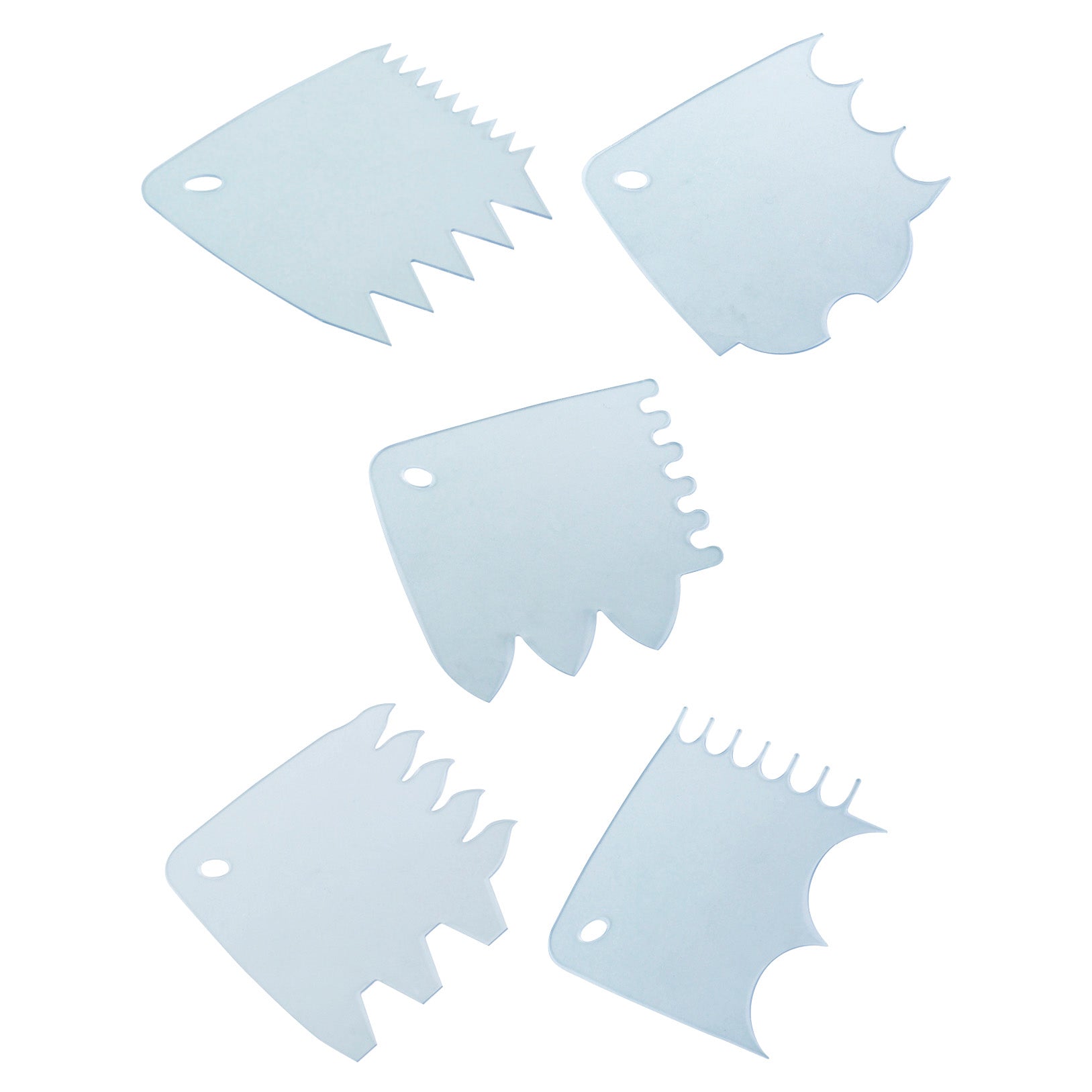 Martellato Decorative Ice Cream Scrapers (5pcs)