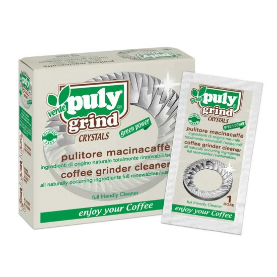 Puly Green Coffee Grinder Cleaner Crystals (10 x 15g)
