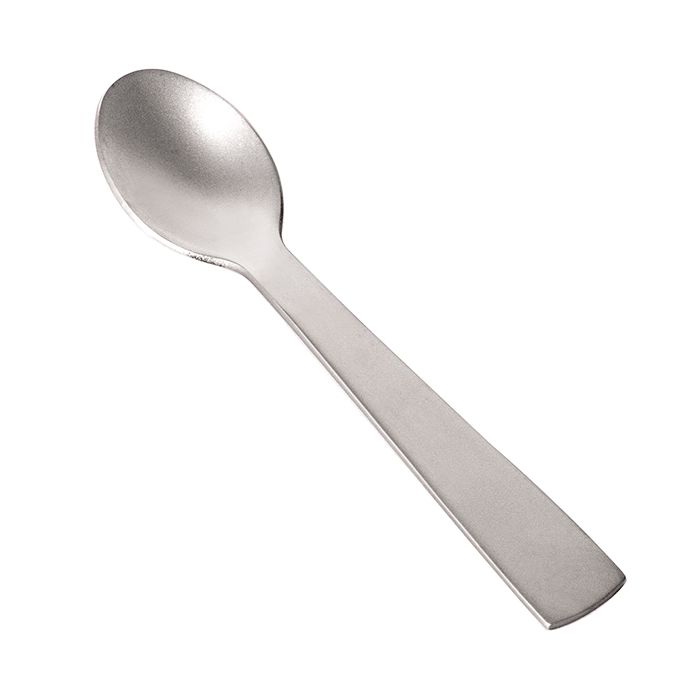 Acme & Co. Brushed Stainless Steel Teaspoon