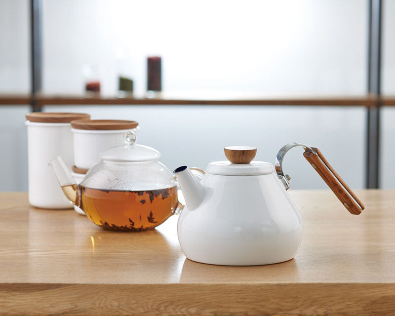 Hario White Bona Tea Kettle