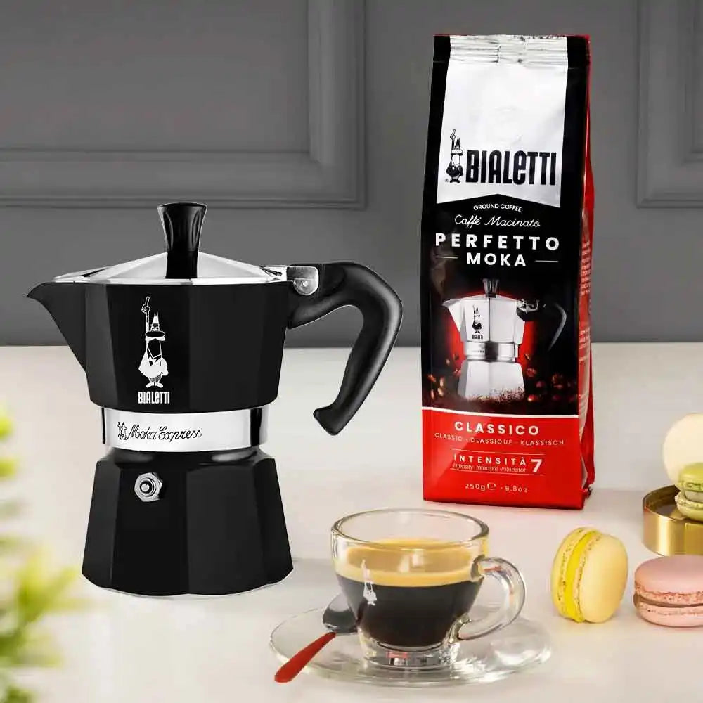 Bialetti Moka Express Black (3 cup)