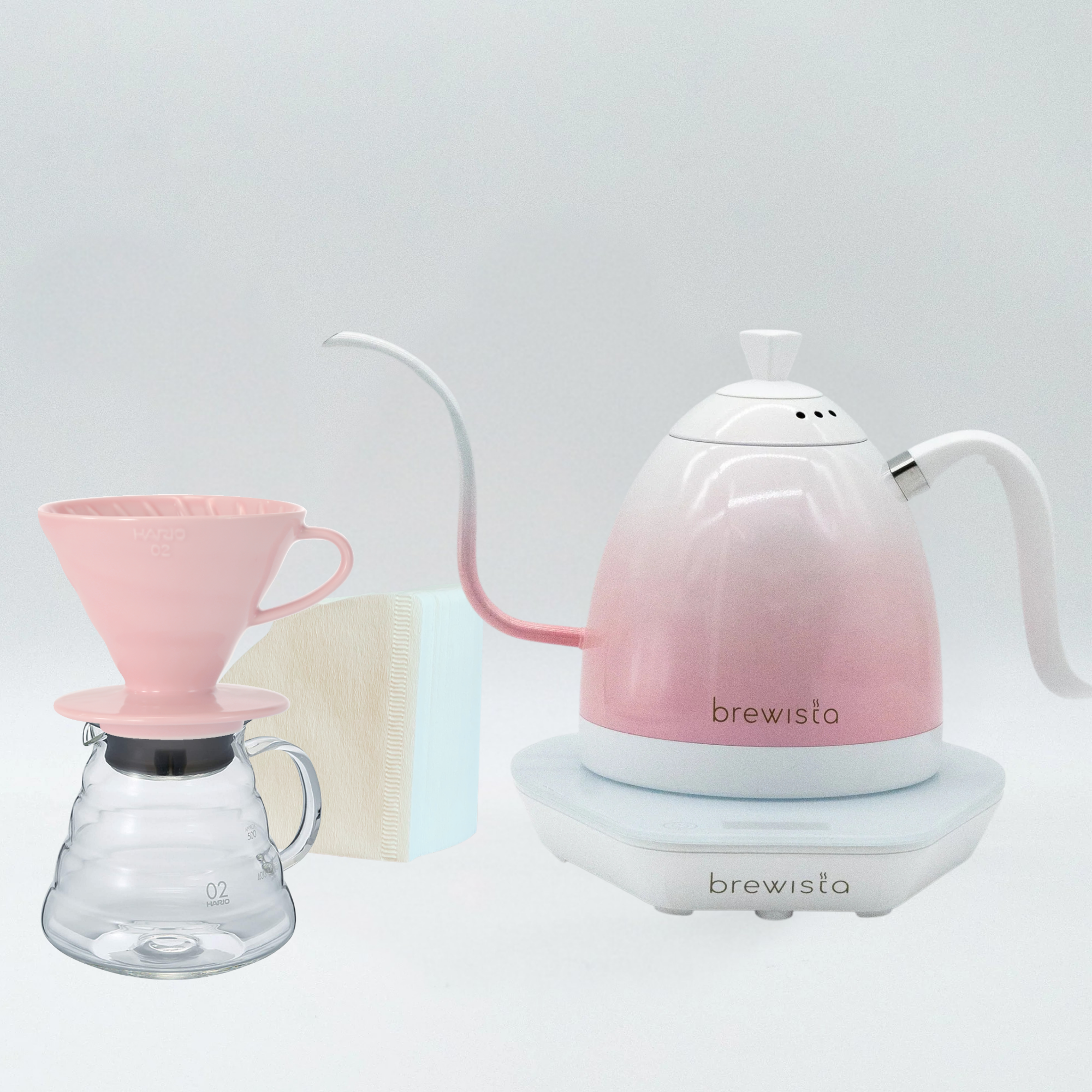 Pink Manual Brew Kit