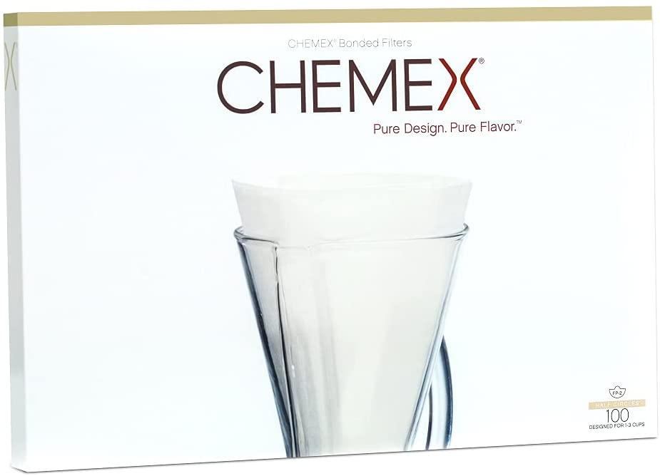 Chemex Half Moon Filters for One Pint (3 cup)